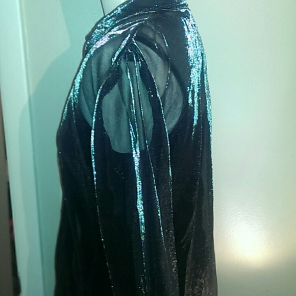 VTG 90s Sheer Retro Glitter Blouse/Tank Liner NWT - Picture 5 of 8